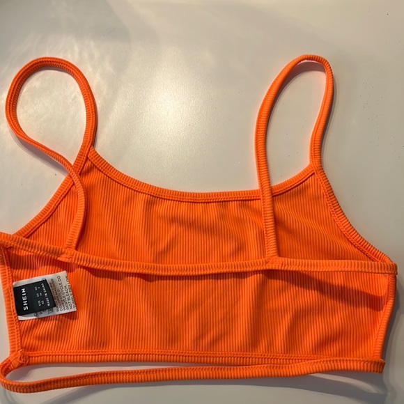 OPEN BACK ORANGE TANK - Picture 1 of 2